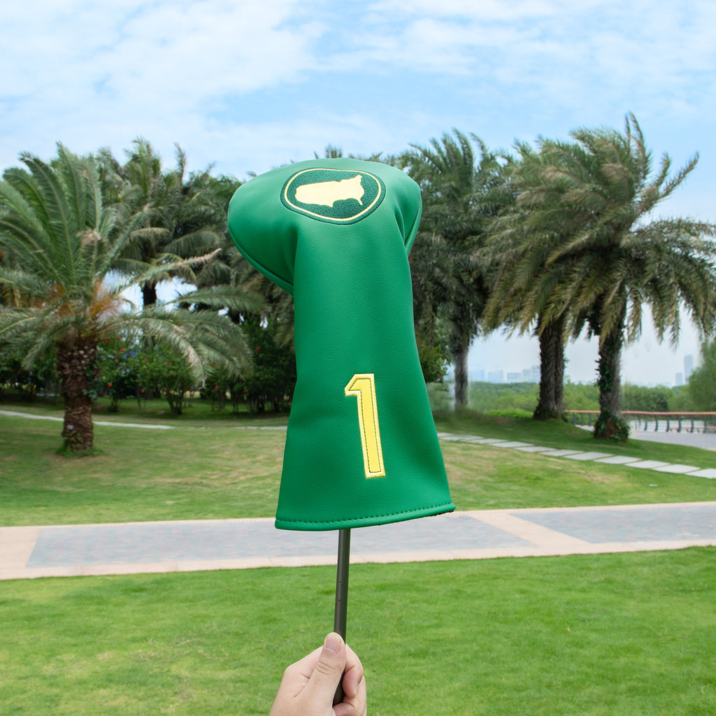 Classic Masters Style Augusta Green Golf Club Head Covers