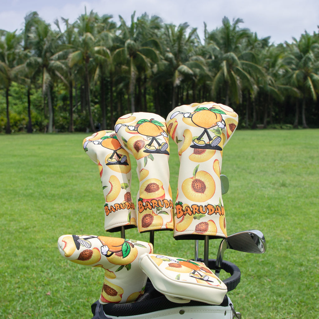 Cartoon Peach Golf Club Headcover