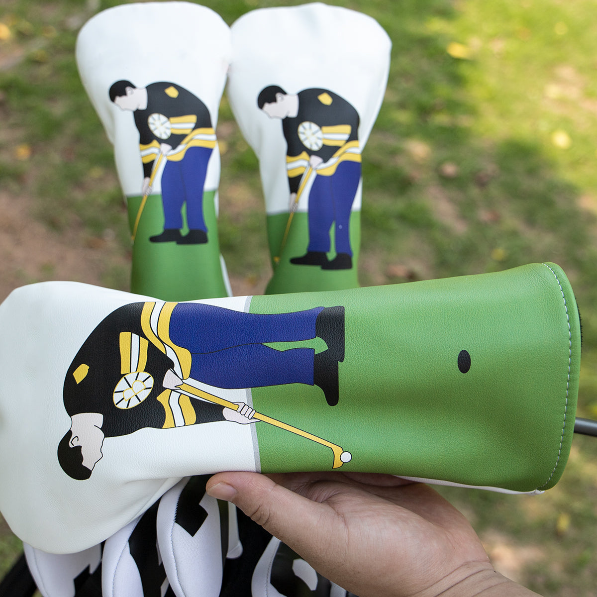 Cartoon Character Just Tap IT IN Funny Club Head Covers