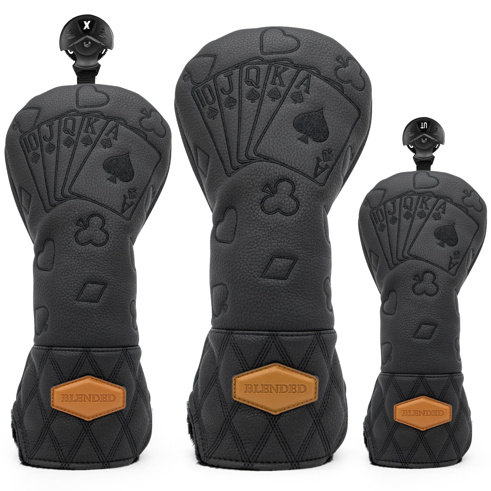 Golf Club Covers Poker Golf Golf Headcover with Number Tag for All Brand