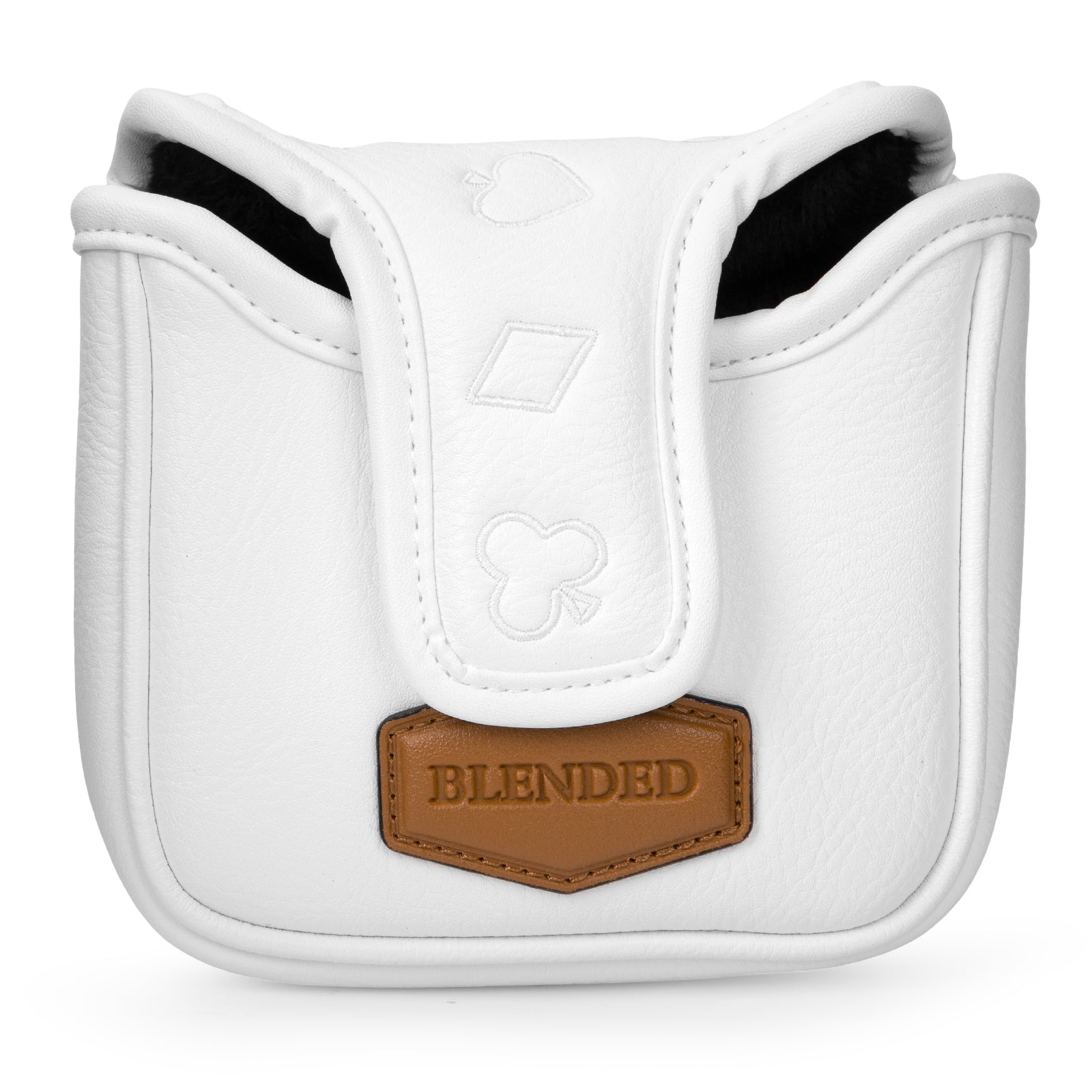 Golf Putter Covers Mallet Putter Headcovers Poker Golf Headcover with Magnetic Closure