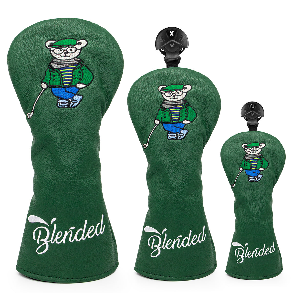 Little Bear Embroidery Funny Golf Covers Premium for All Brand