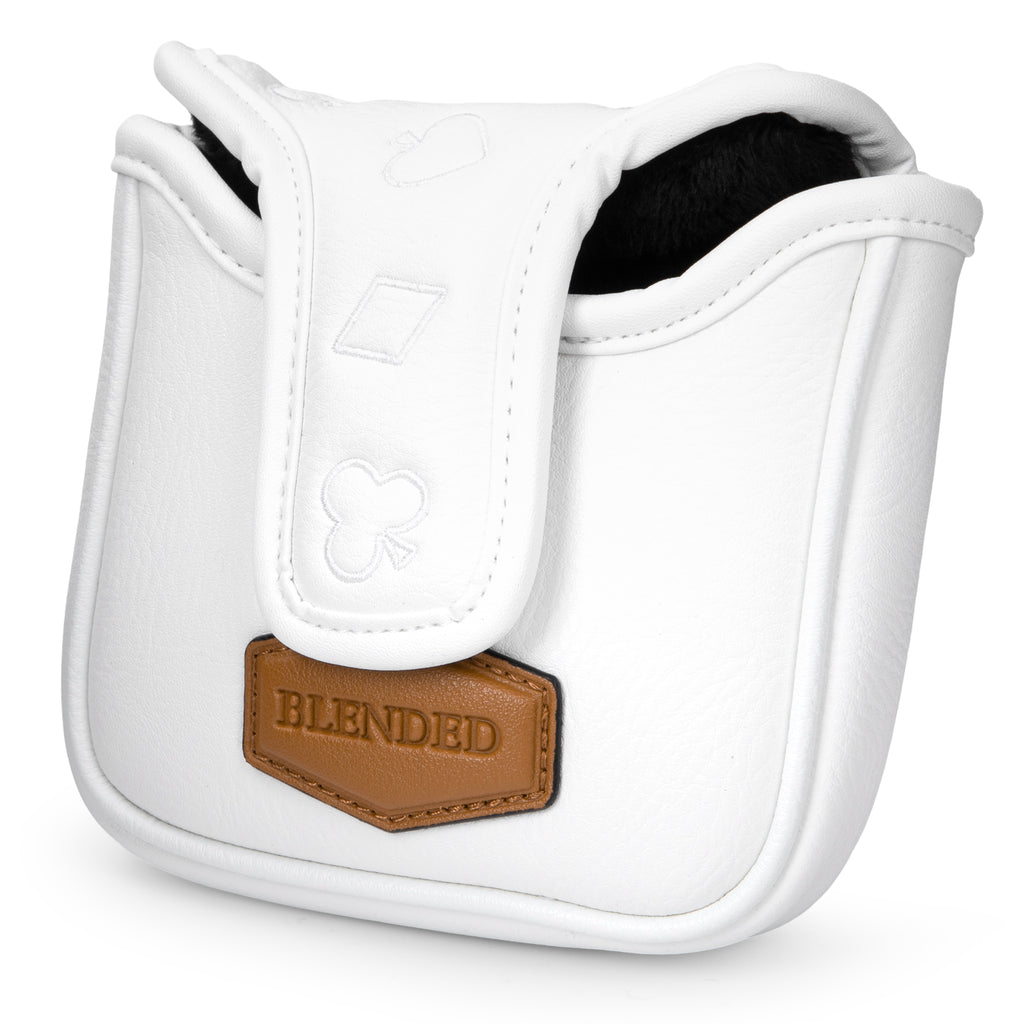 Golf Putter Covers Mallet Putter Headcovers Poker Golf Headcover with Magnetic Closure