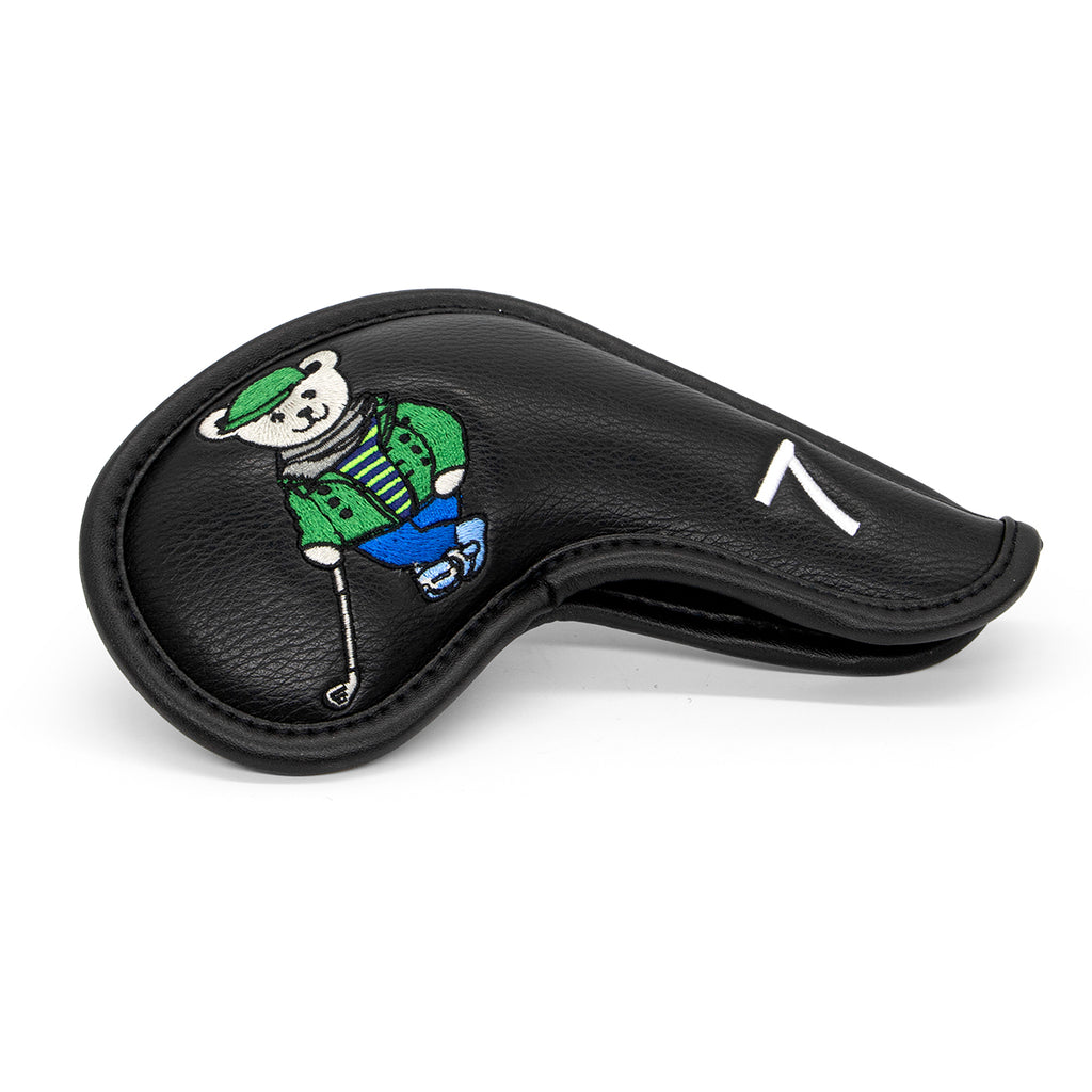 Golf Club Iron Head Covers Cartoon Bear Collection  Set of 10  Fits Most Clubs