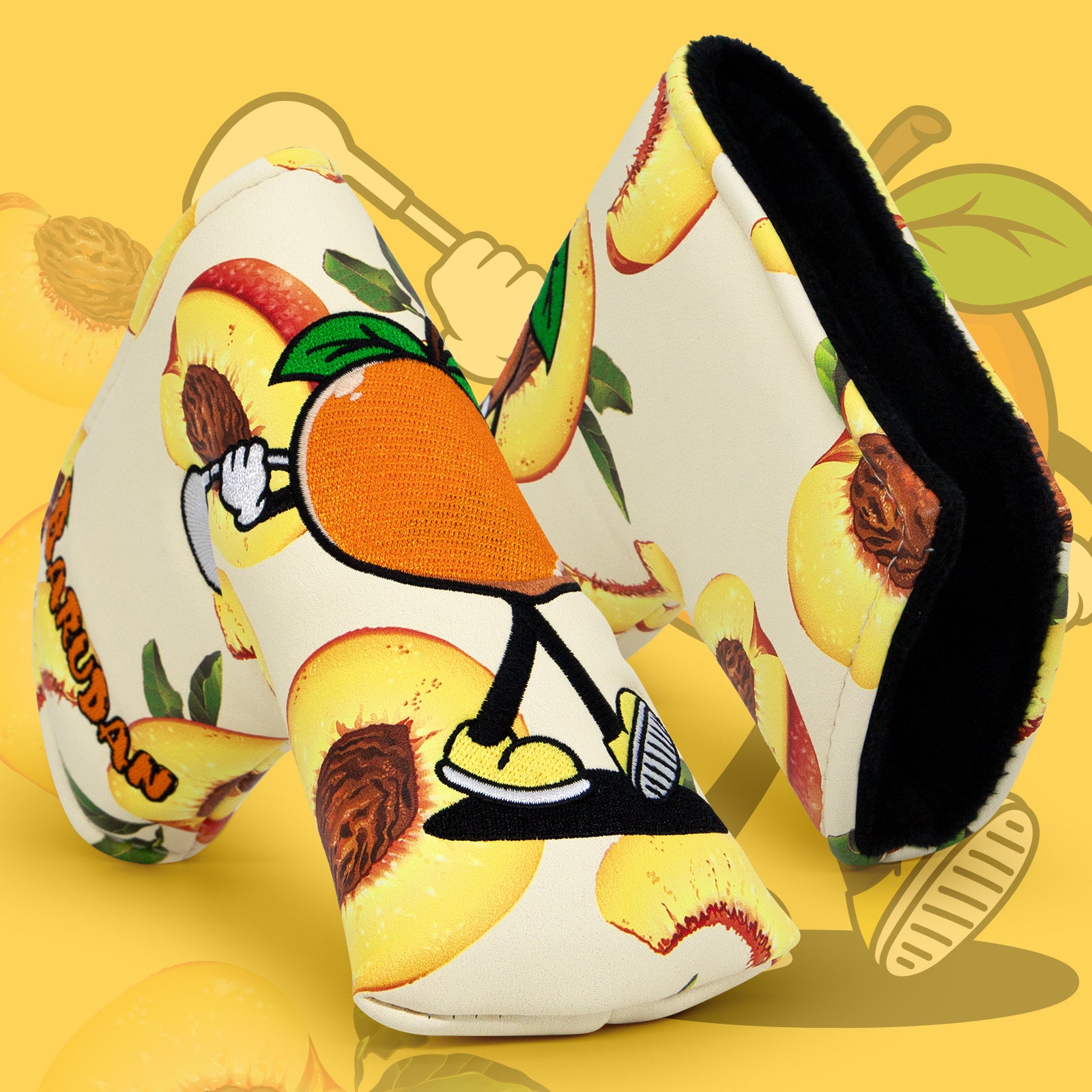 Fruit cartoon print blade headcover
