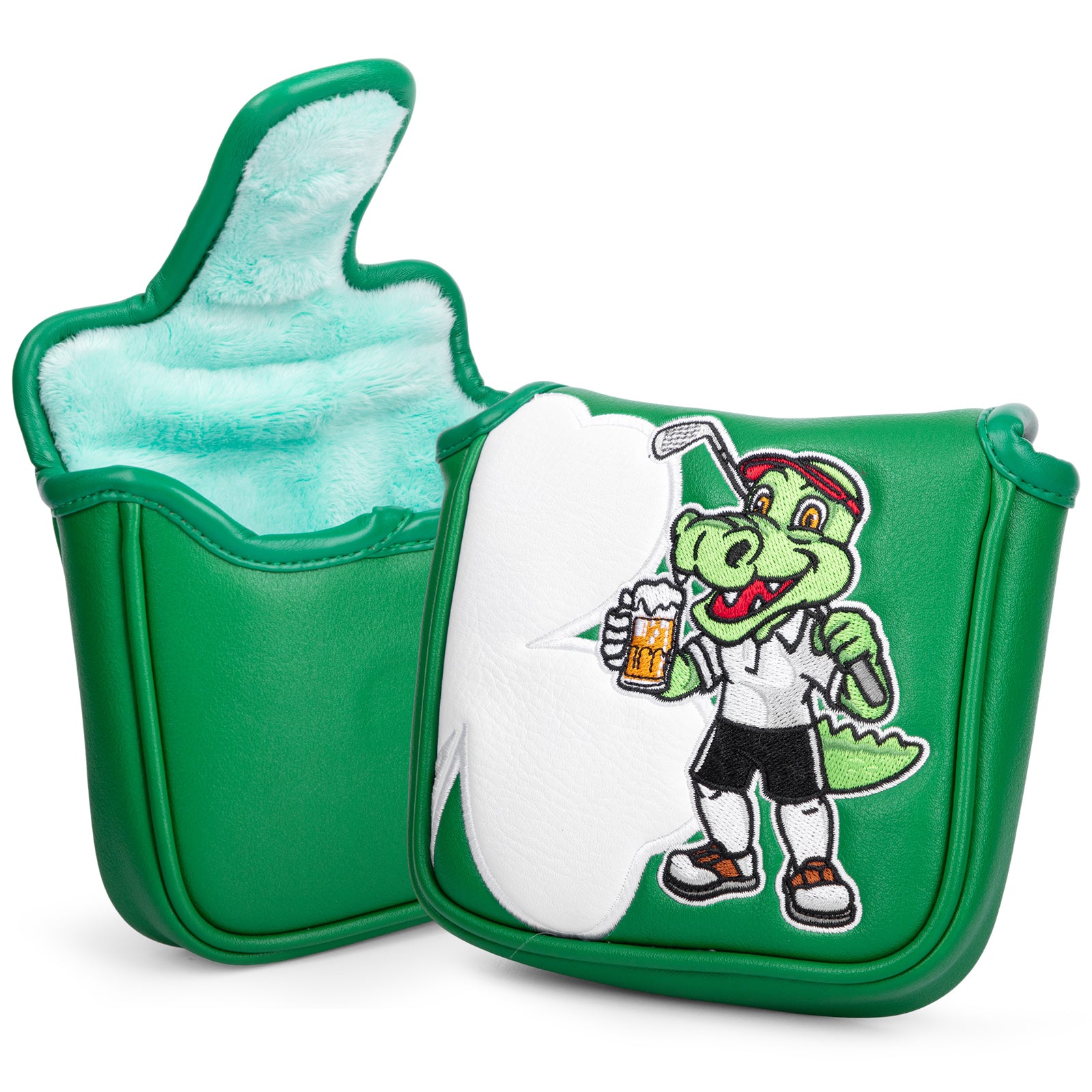 Crocodile cartoon theme golf putter headcovers