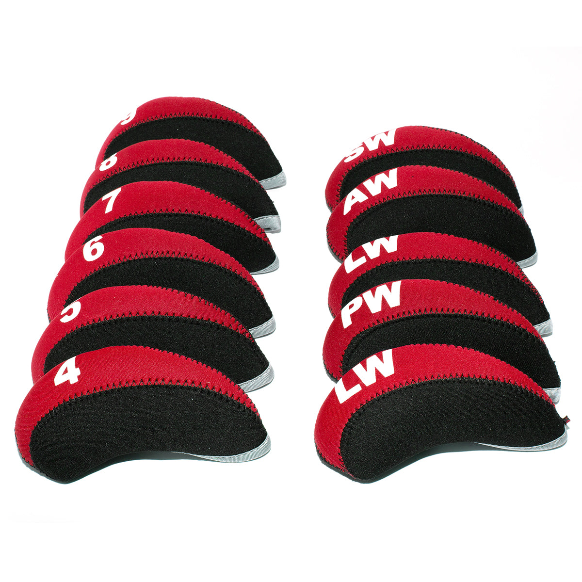 Minimalist Color-Block Design golf club iron head covers