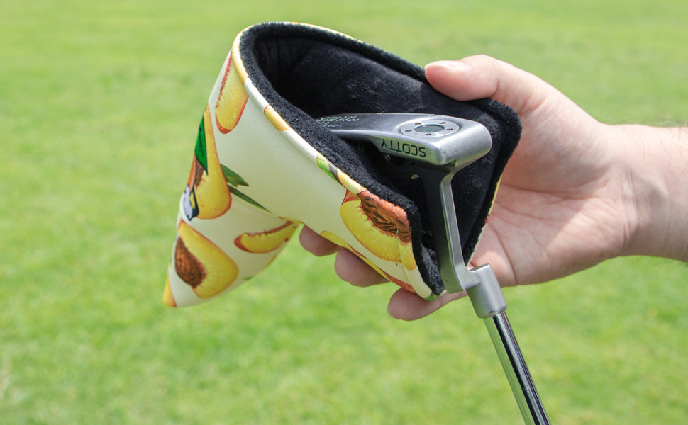 Cartoon Peach Golf Club Headcover