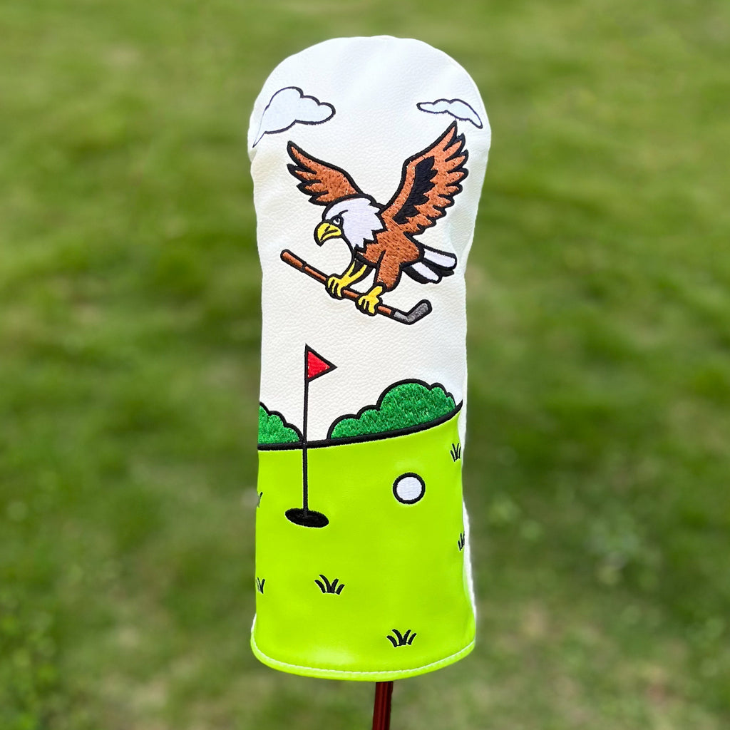 Eagles Golf Club Covers 4-Piece PU Leather Protector