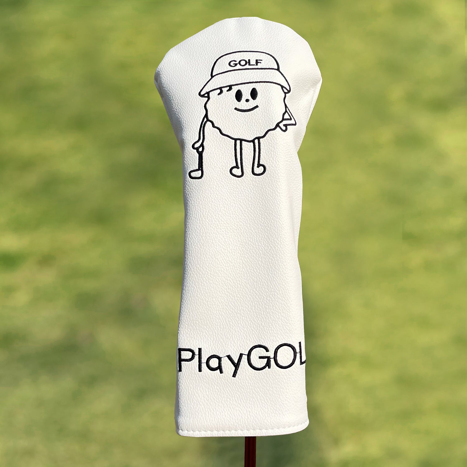 Fun Cartoon Golf Ball Character Golf Club Headcovers 4pcs or 1pc