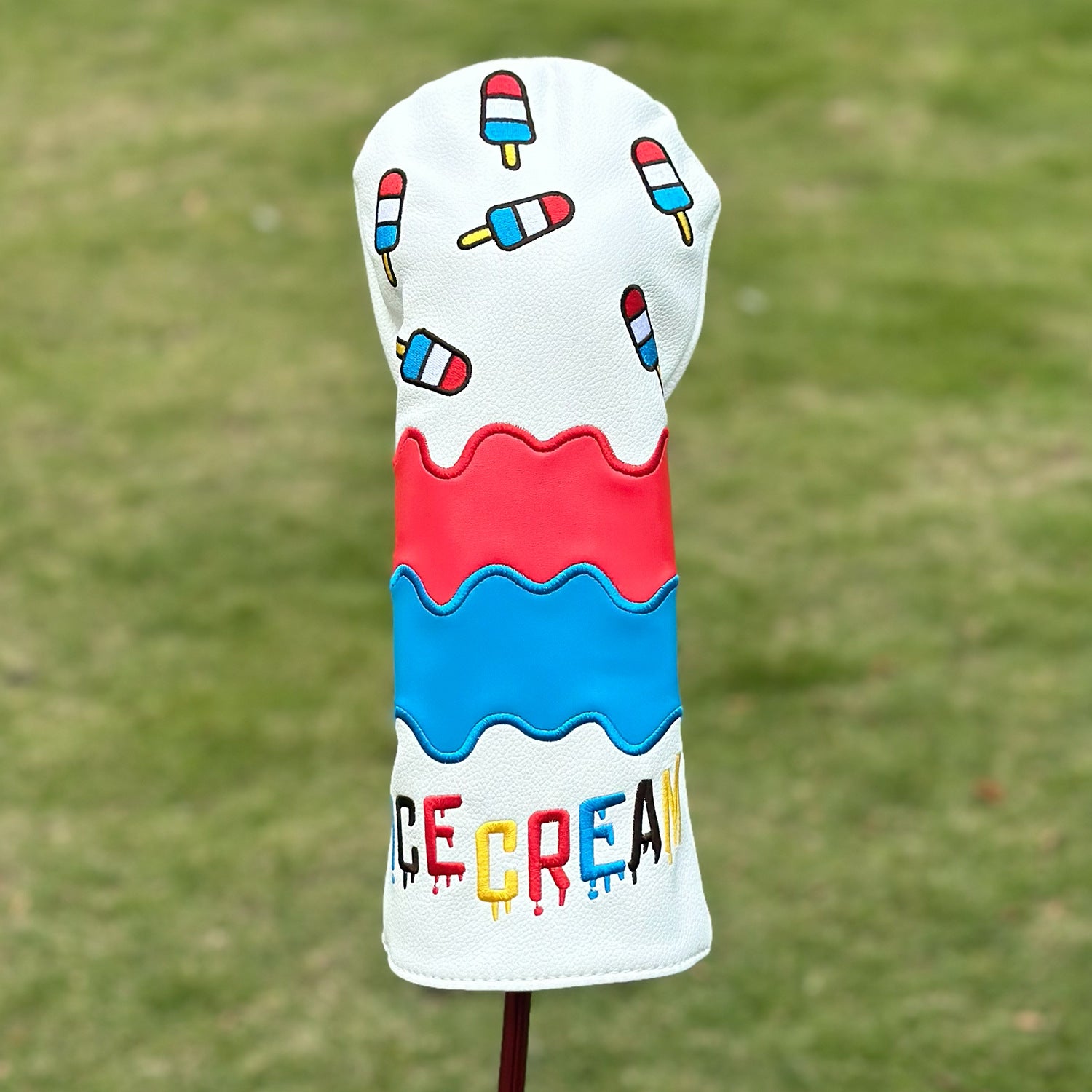 Summer Ice Cream Cute Driver Head Cover