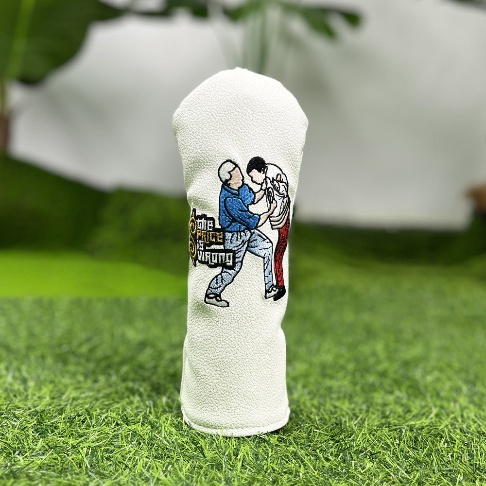 Barudan Golf Funny Golf Head Covers Premium Funny Driver Headcover, 3 Wood Headcover (Fairway Wood Head Cover), Hybrid Headcover fits for All Brand