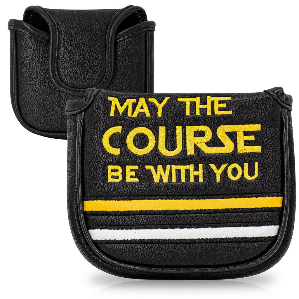 Golf Mallet Putter Cover  Golf Club Cover with Strong Magnetic Closure