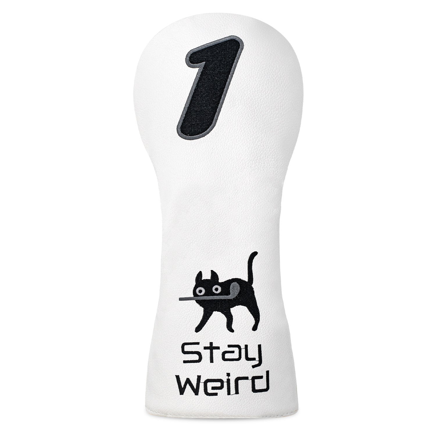 Fun Cat Golf Head Covers Premium PU Leather