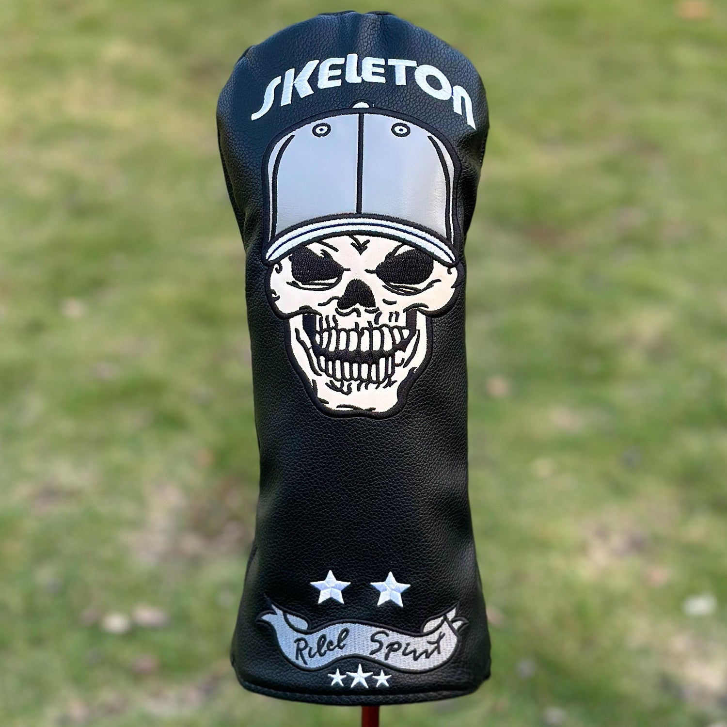 Skull Golf Club Head Covers with Star Embroidery