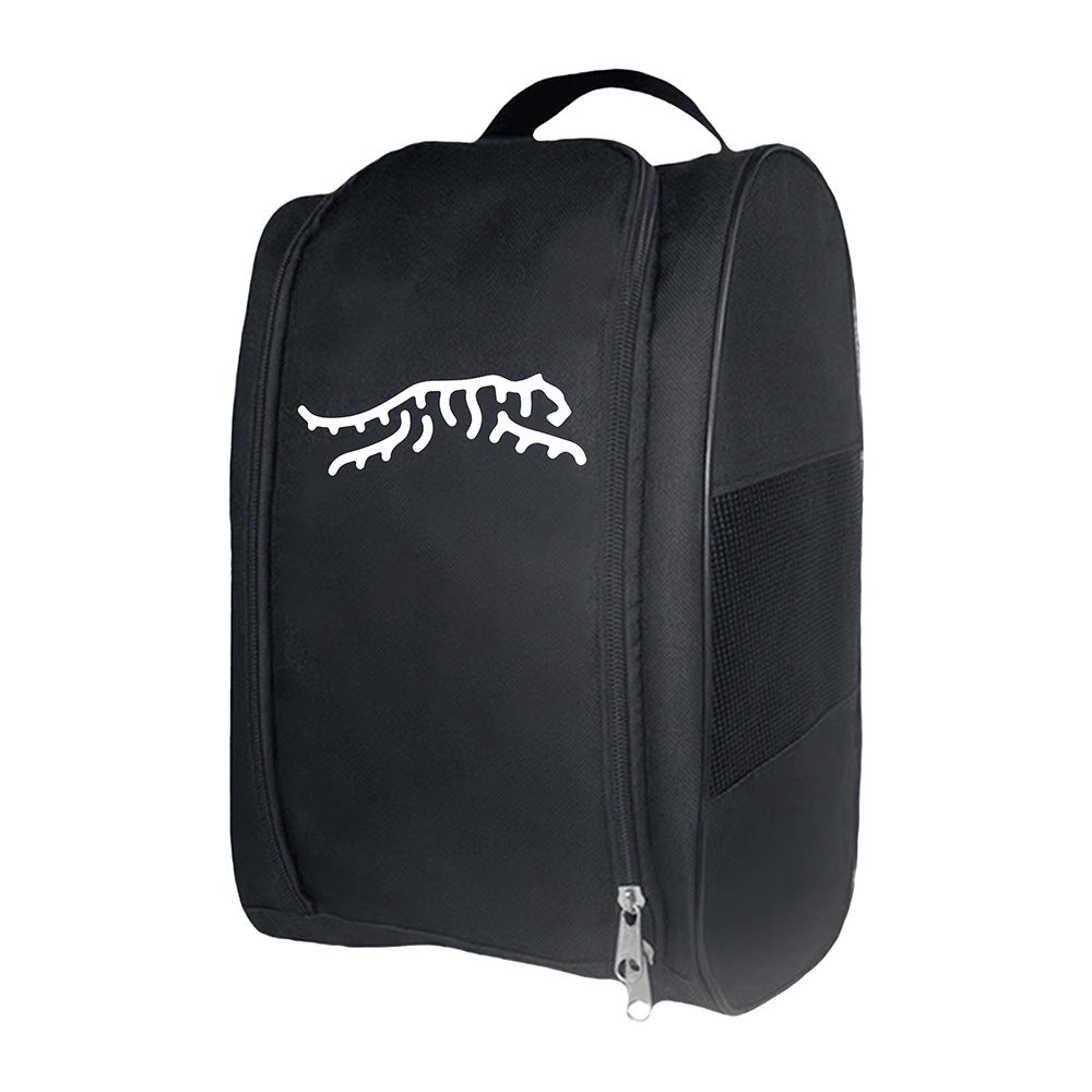 Tiger Pattern Portable Handbag Golf Shoe Bag Breathable Handbag