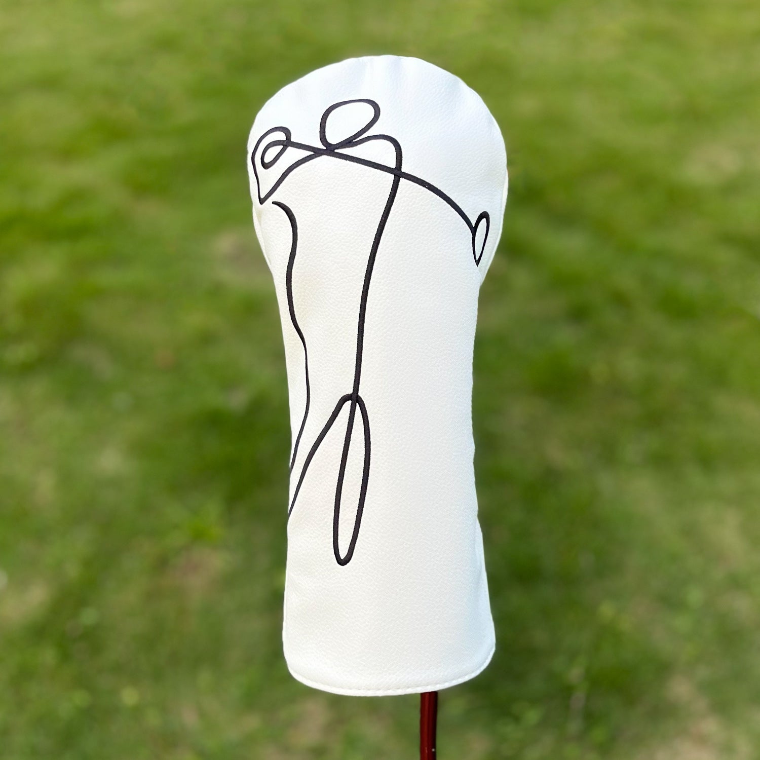 Minimalist Golf Swing Themed Golf Club Head Covers