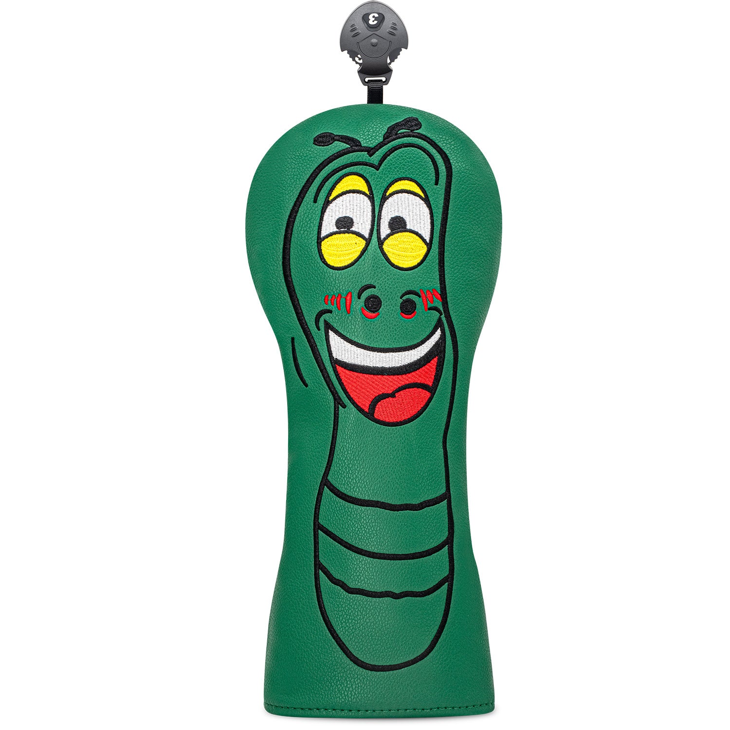Fun Cartoon Green Worm Golf Club Head Covers