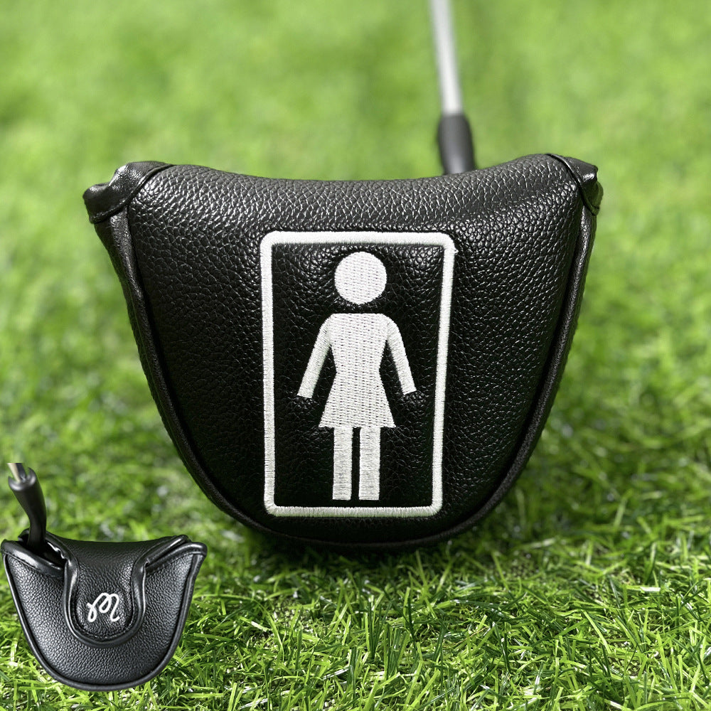 Cartoon embroidery pattern personalized putter cover