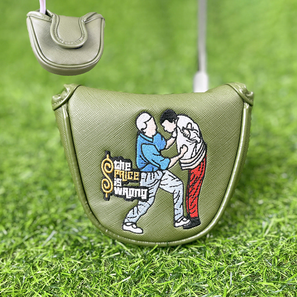 Playful cartoon patterns custom putter covers