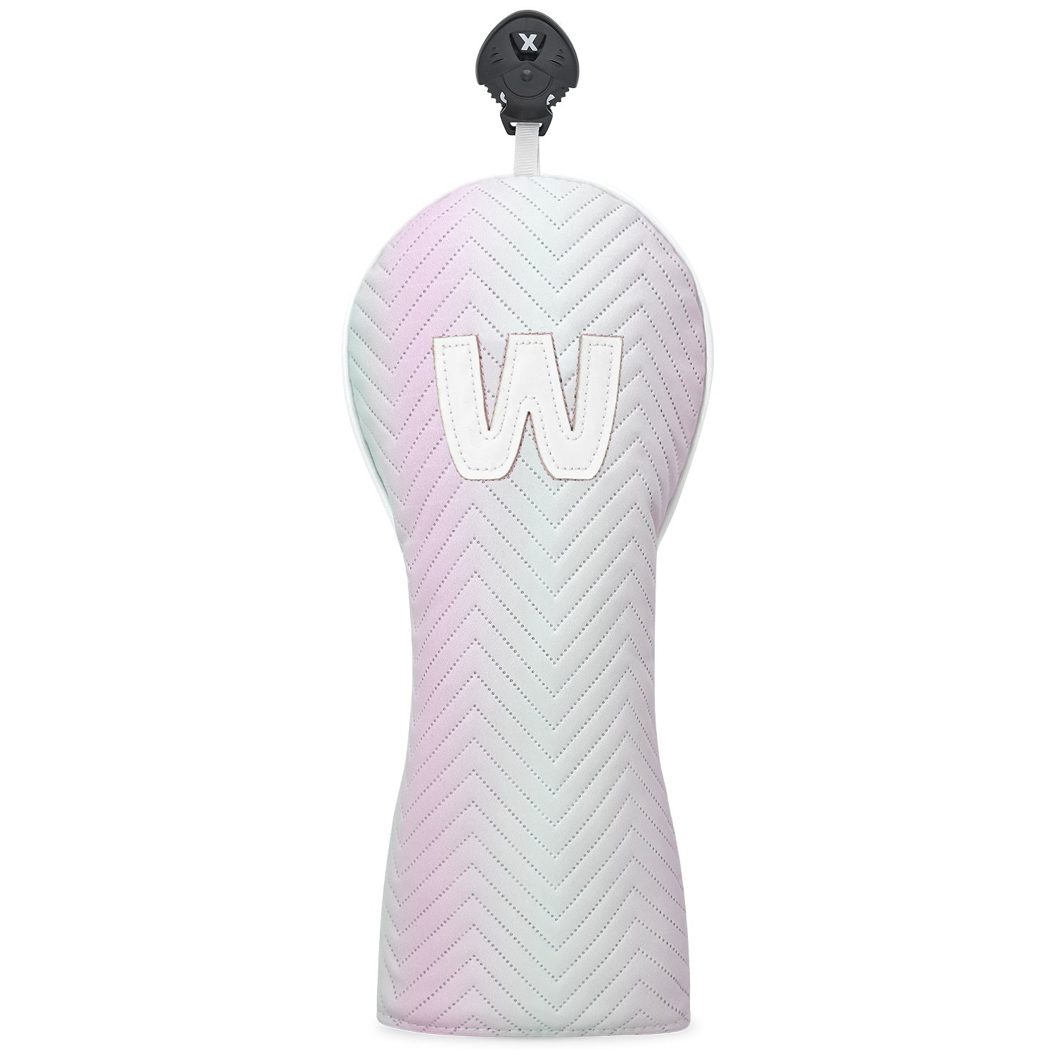 Women's Golf Club Covers Pink-Green Gradient Embroidery