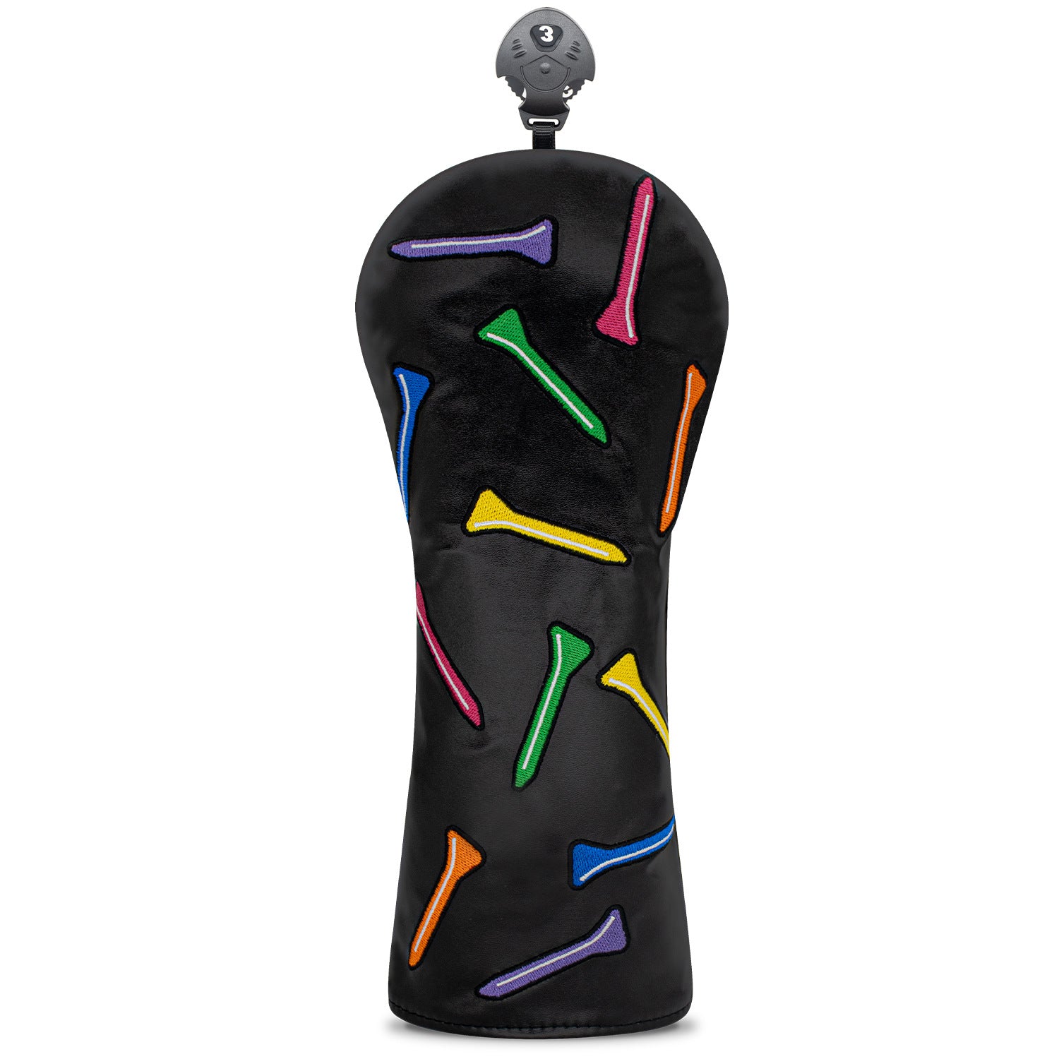 Colorful Golf Tees Custom Embroidered Golf Head Covers