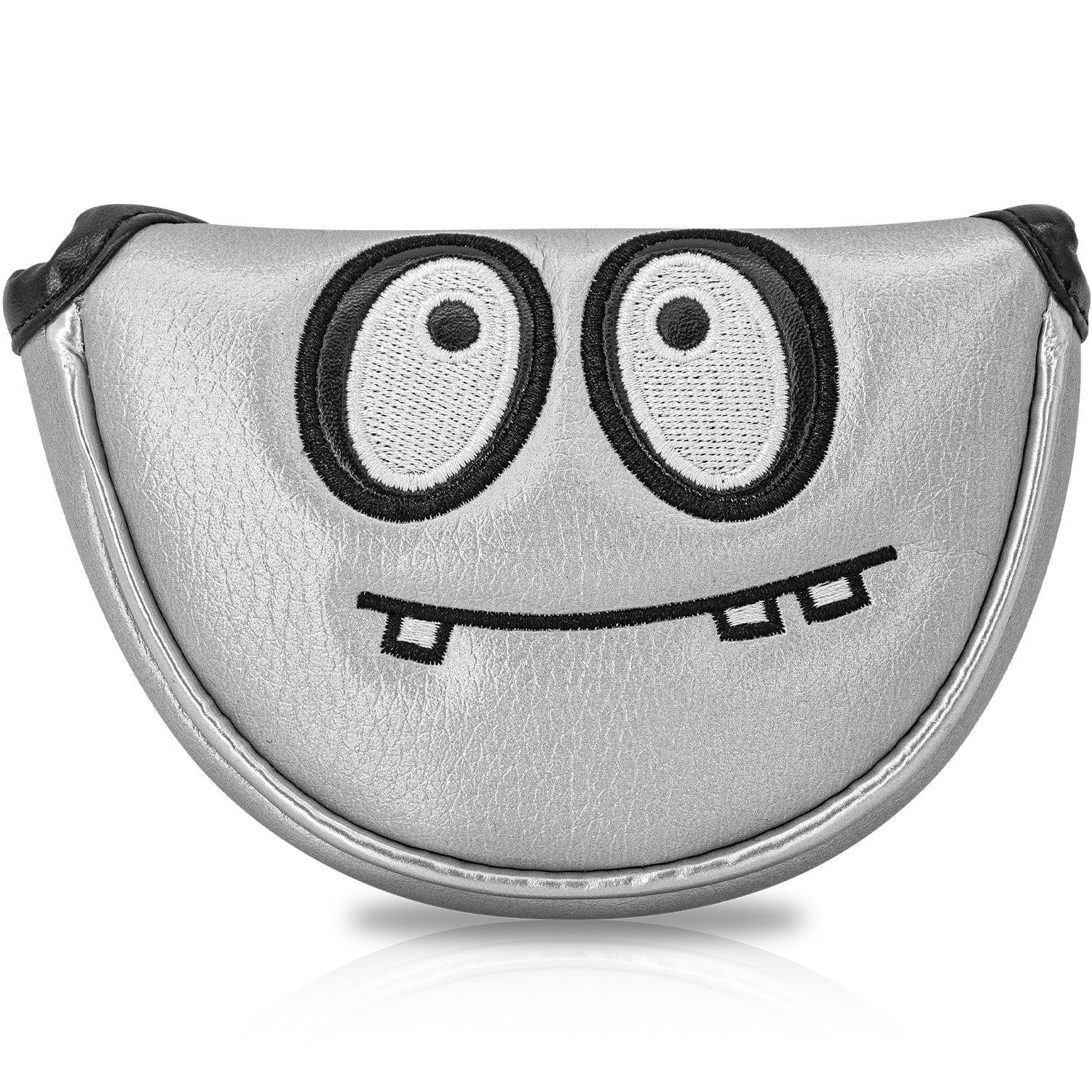 Funny Little Monster Leather Mallet Putter Covers Golf Head Covers