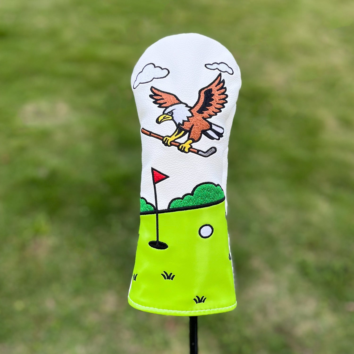 Eagles Golf Club Covers 4-Piece PU Leather Protector