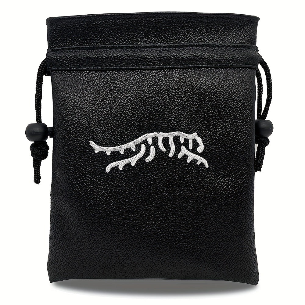 Tiger Woods embroidery Leather golf valuables bag