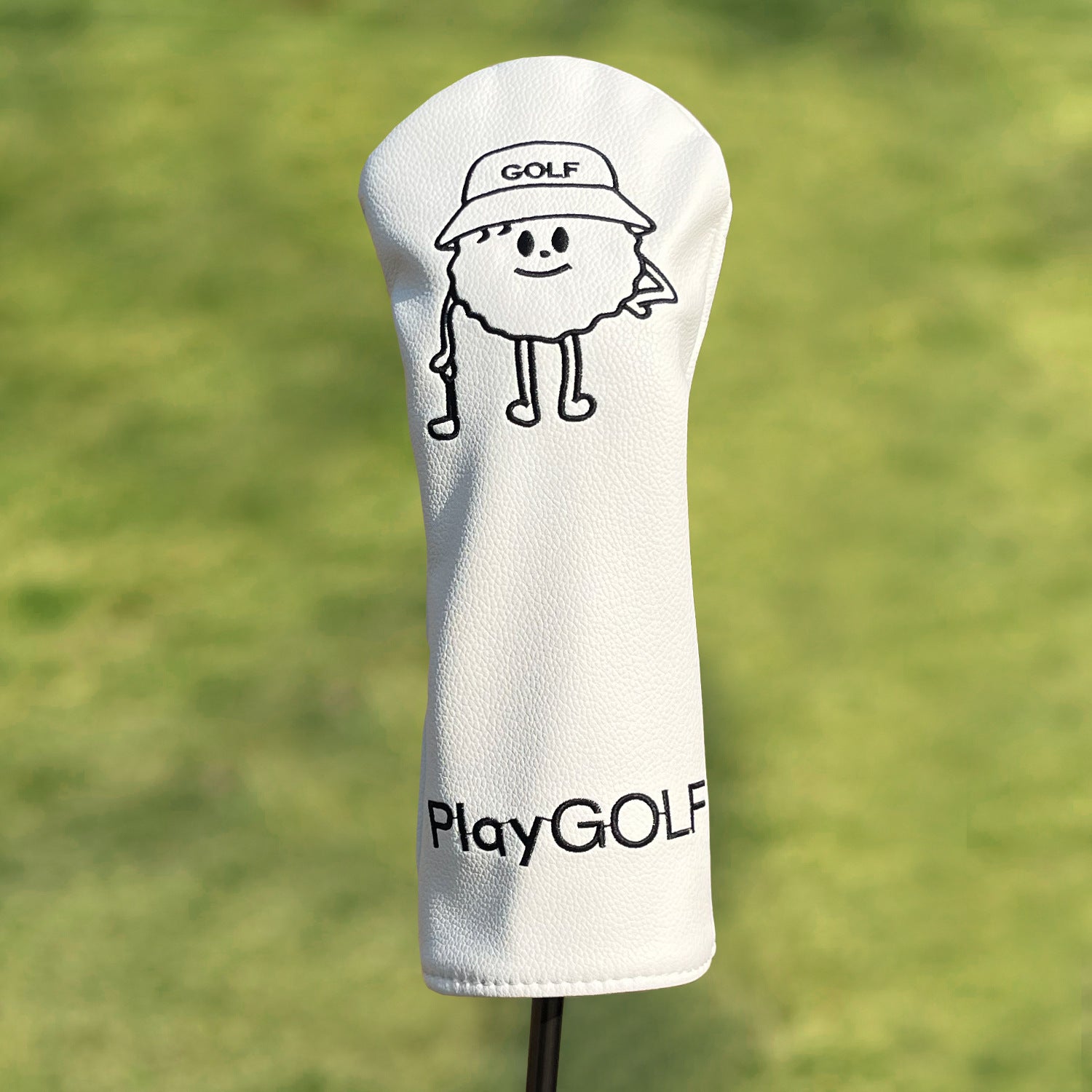 Fun Cartoon Golf Ball Character Golf Club Headcovers 4pcs or 1pc