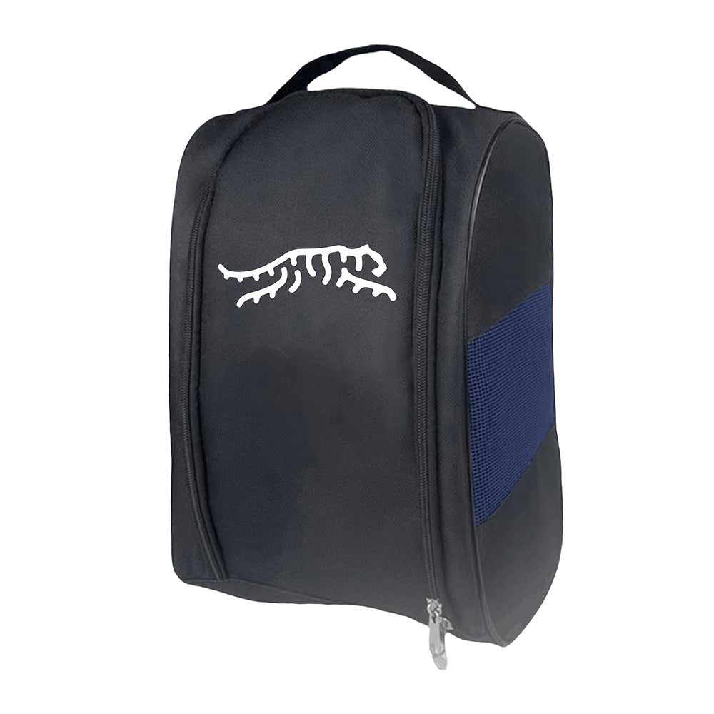Tiger Pattern Portable Handbag Golf Shoe Bag Breathable Handbag