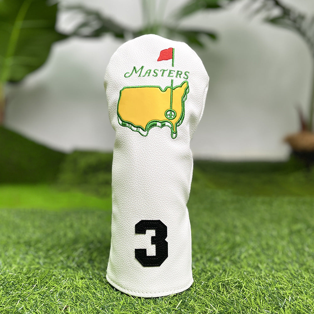 Funny Golf Head Covers - Leather Driver Headcover, Fairway Wood, and Hybrid Covers - Inspired Design with Premium Embroidery - Unique Golf Gift & Accessories for Men and Women Golfers