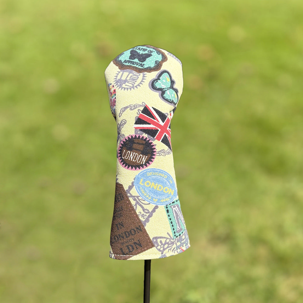 Colorful Printed Pattern Vintage Golf Club Covers
