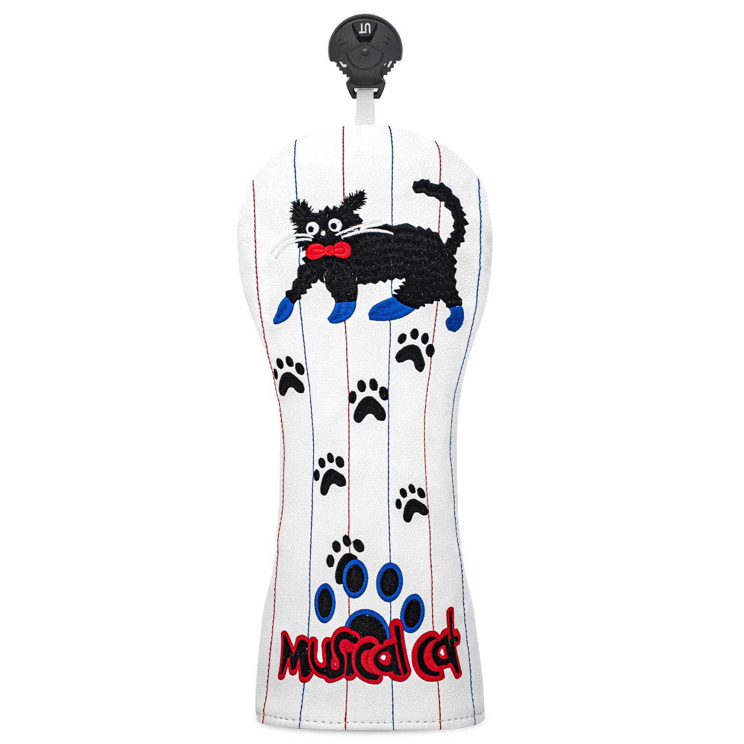 Cartoon Musical Cat Golf Club Head Covers