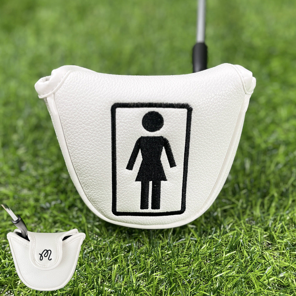 Cartoon embroidery pattern personalized putter cover