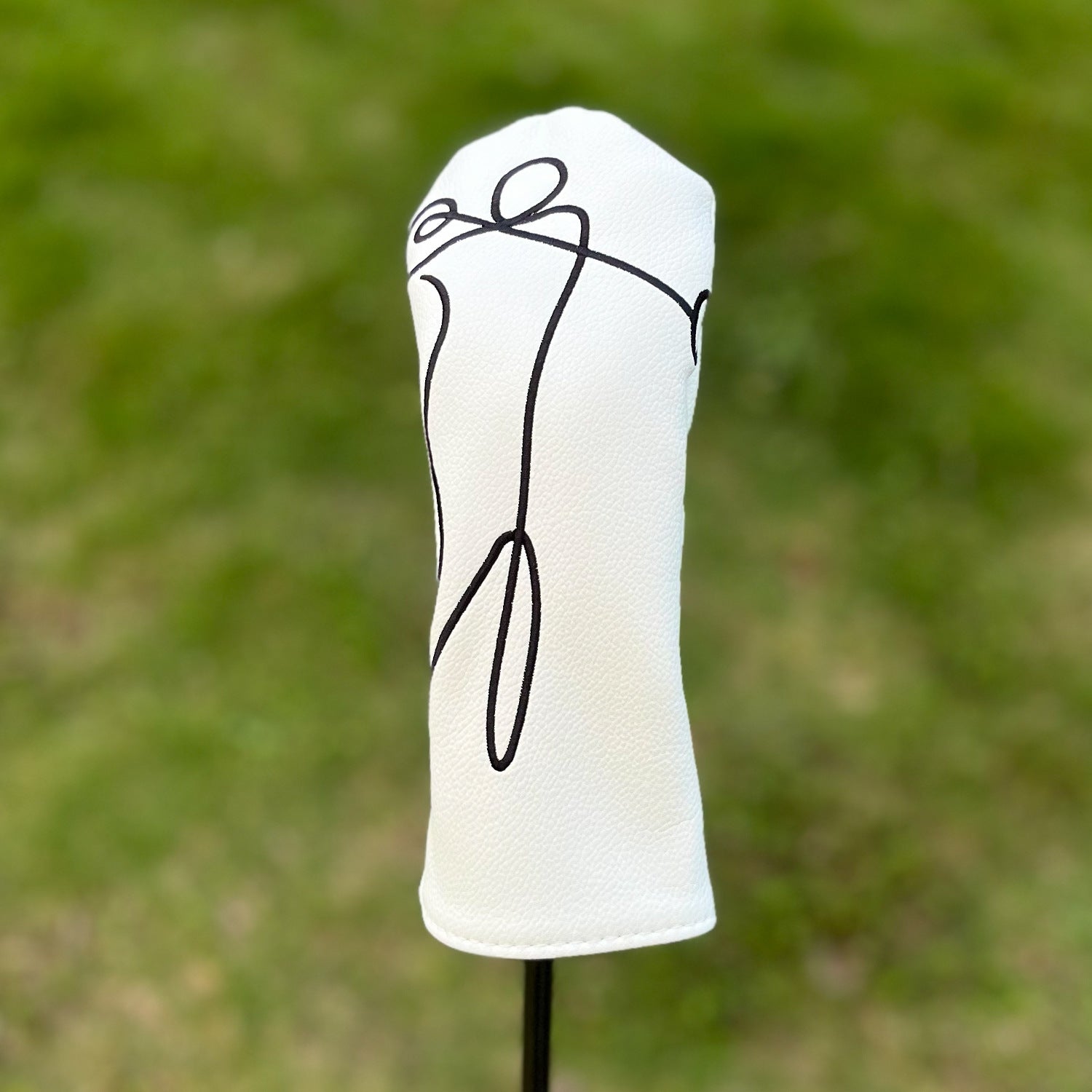 Minimalist Golf Swing Themed Golf Club Head Covers