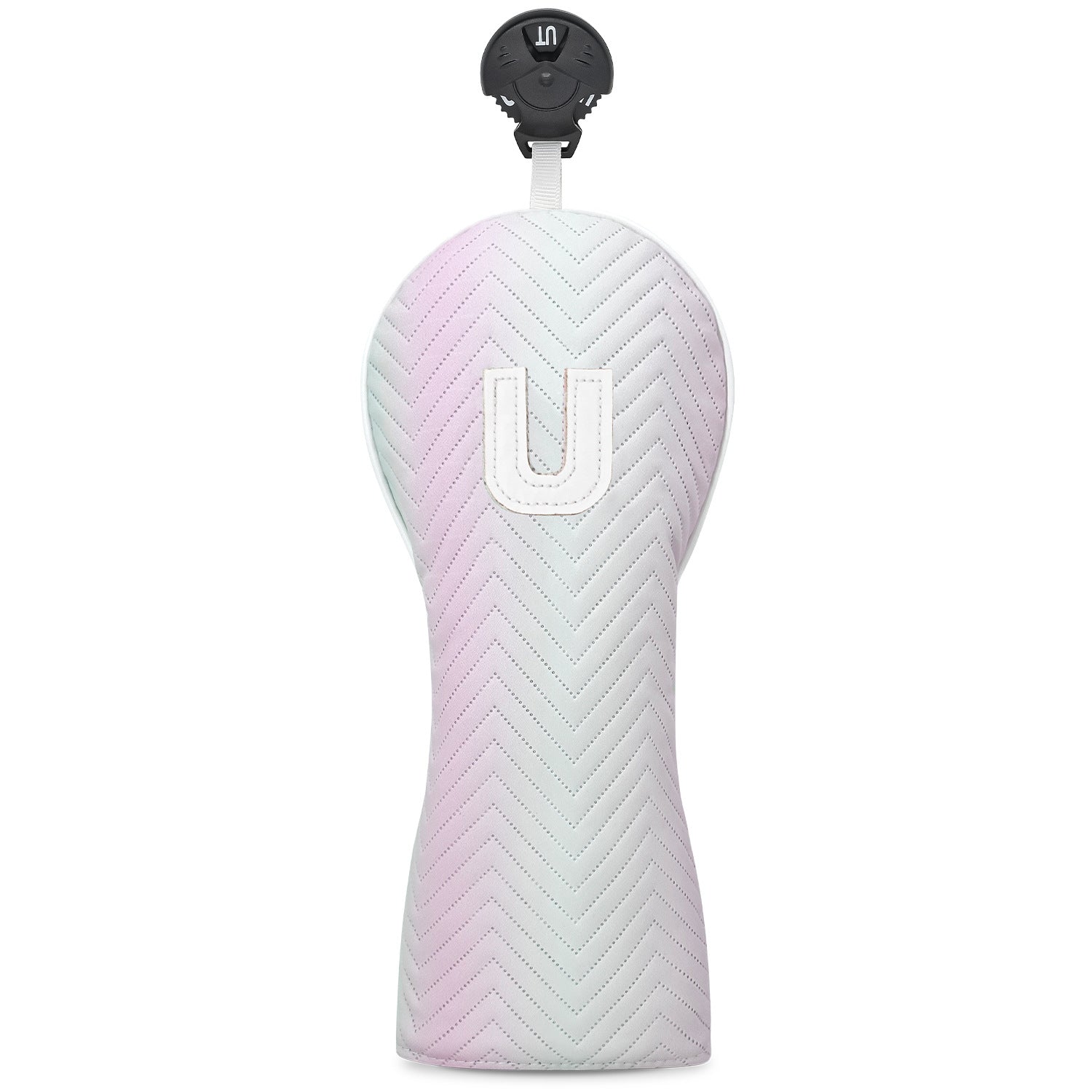 Women's Golf Club Covers Pink-Green Gradient Embroidery