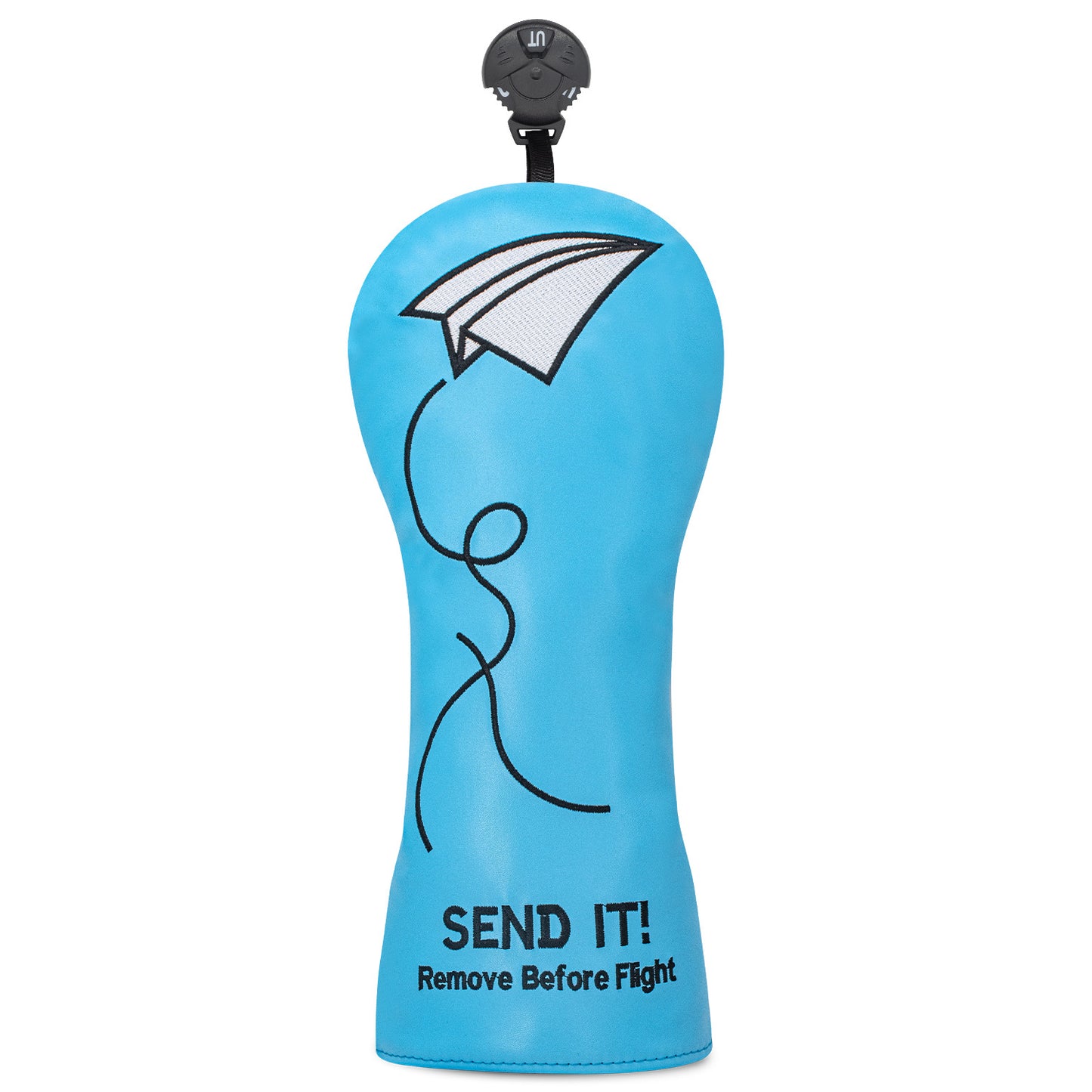 Golf Driver Headcover with Airplane Design Golf Club Covers,4pcs or 1pc Golf Headcovers for Woods and Driver Fairway Hybrids Women Men - Premium PU Leather