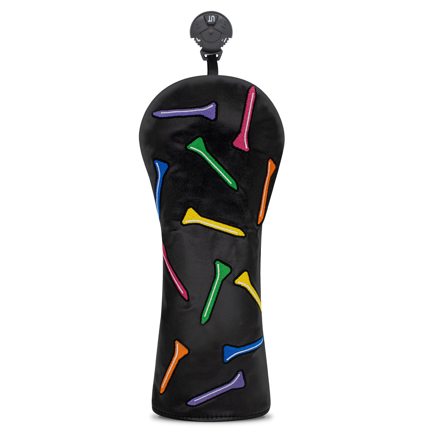 Colorful Golf Tees Custom Embroidered Golf Head Covers