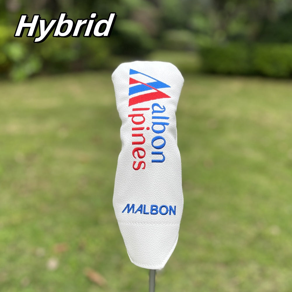 New Arrival Golf Headcovers Golf Club Head Covers May The Course Be with You Style Elegant Embroidery Premium Leather Driver Fairway(FW) Wood Hybrid(UT) with Number Tags, Golf Mallet Putter Cover