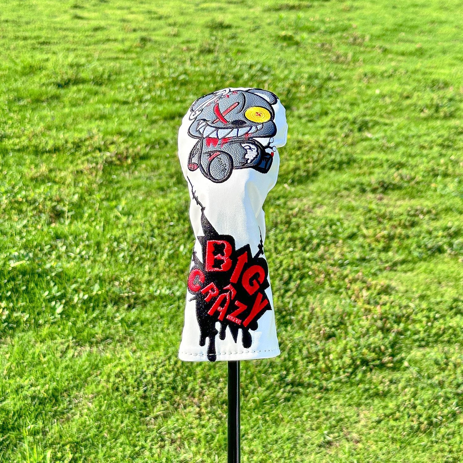 Crazy Bear Golf Head Covers 4-Piece PU Leather