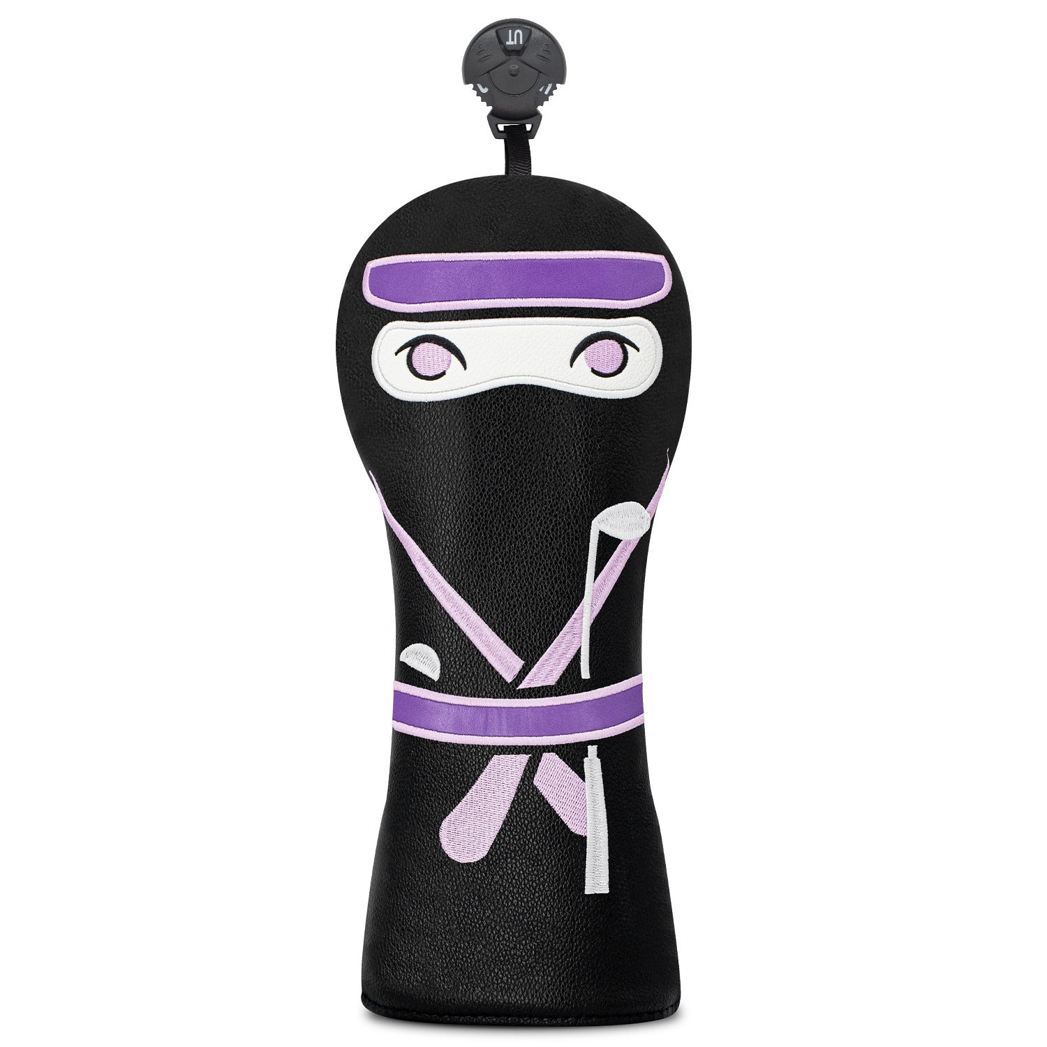 Golf Cover Set Creative Cartoon ninja for Men and Women  Fits Any Size