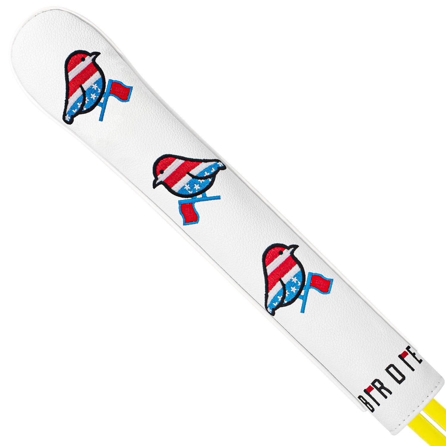 Green Map Embroidery alignment stick covers golf