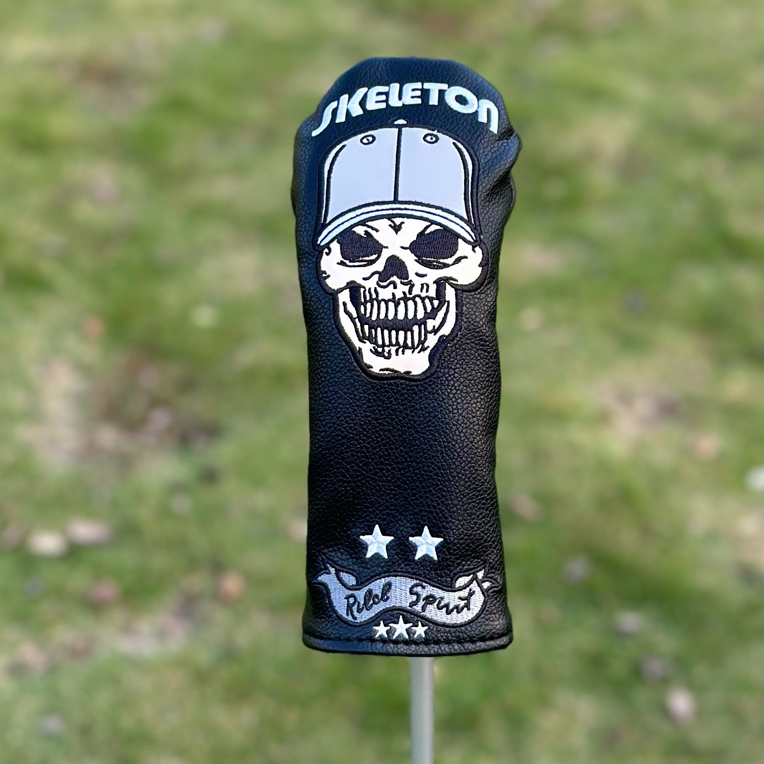 Skull Golf Club Head Covers with Star Embroidery