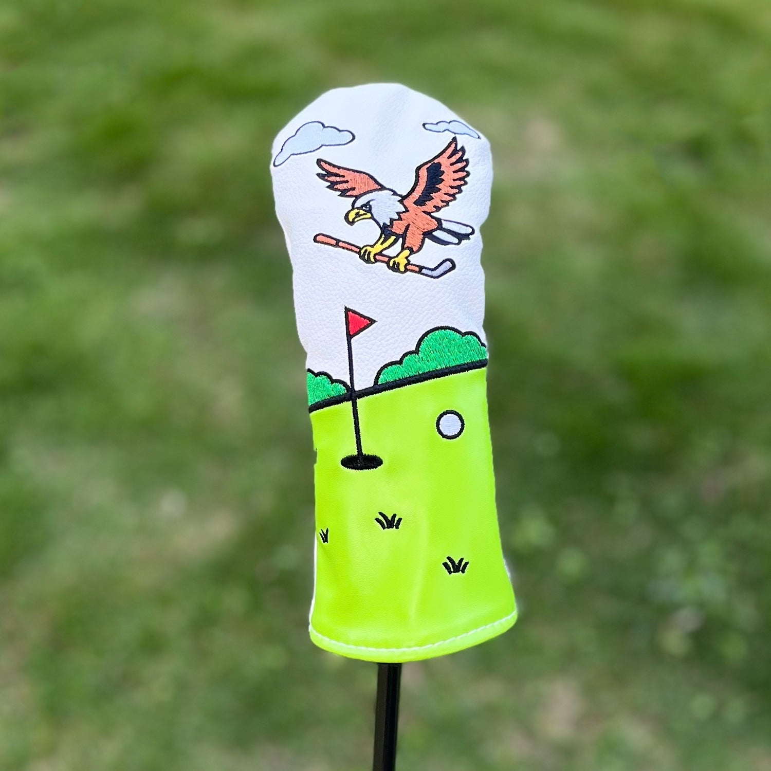 Eagles Golf Club Covers 4-Piece PU Leather Protector