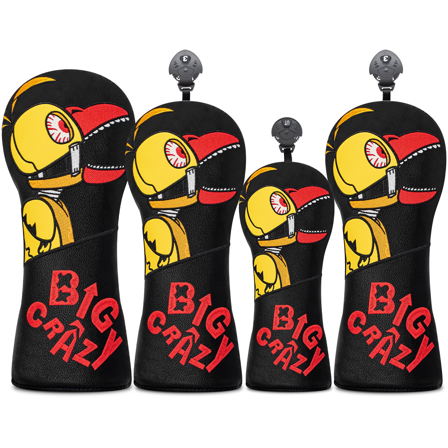 Golf Club Head Covers Birdie Driver Headcovers Elegant Embroidery