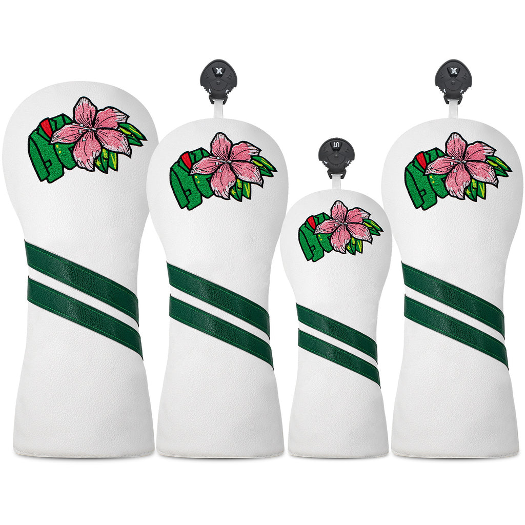 Cherry Blossom Embroidered Golf Head Covers for Most Brand