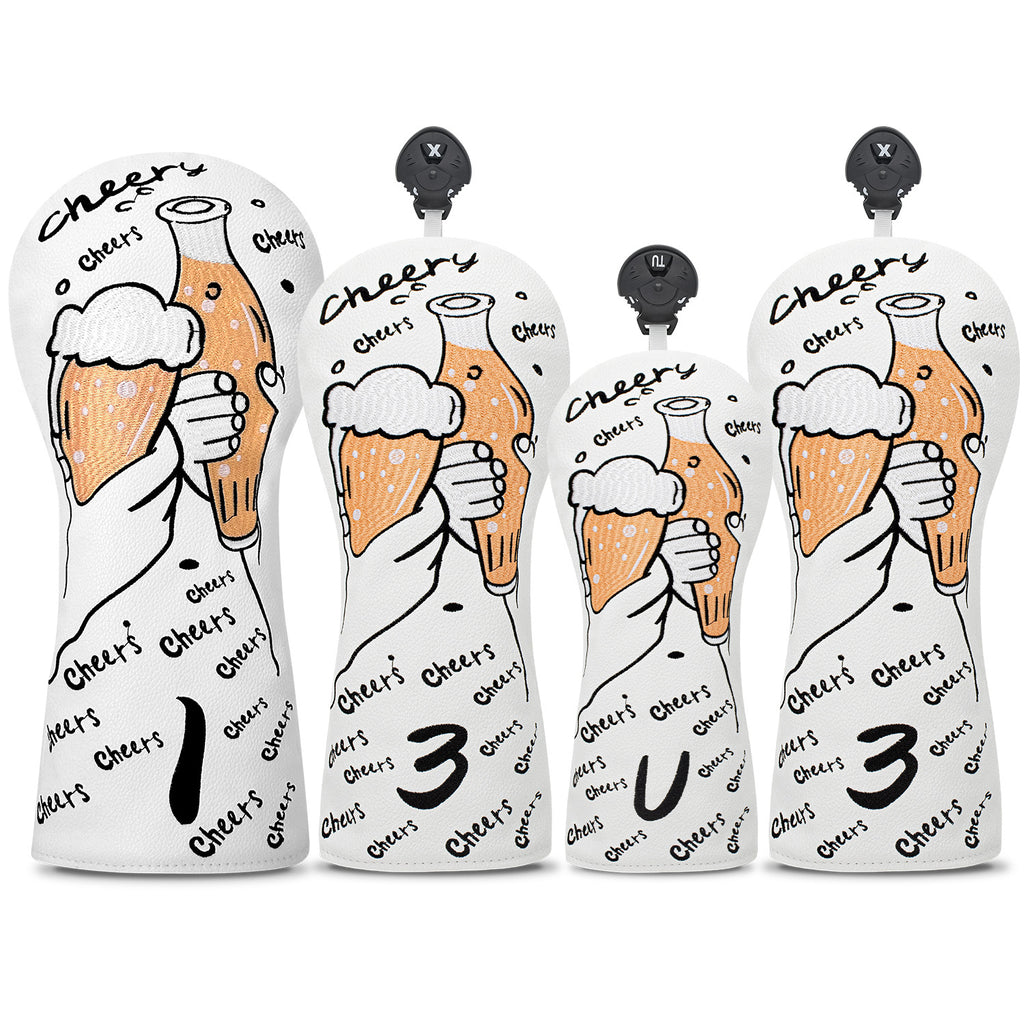 Beer Embroidery Golf Club Head Covers