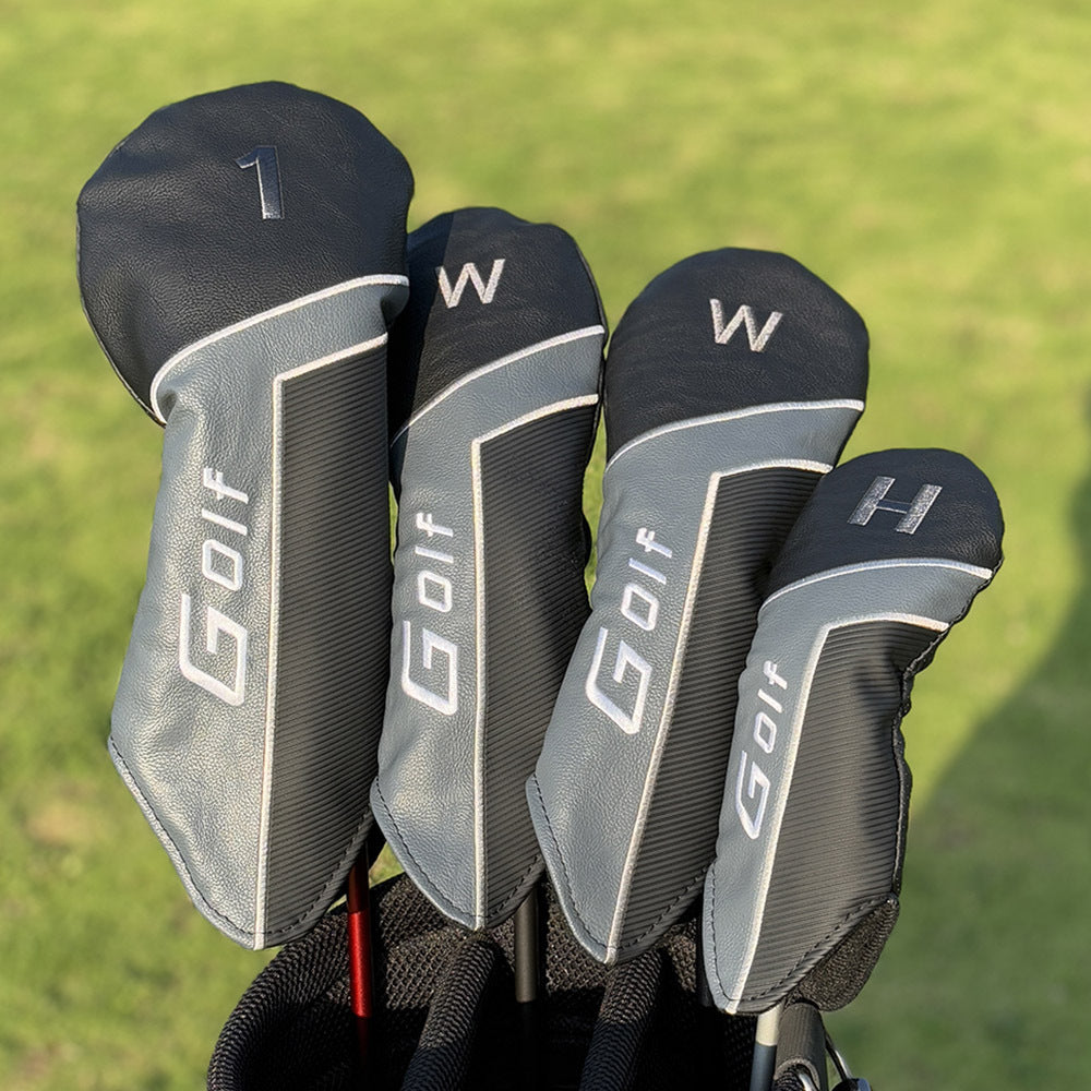 Sports golf head covers Driver Covers Fairway Wood Headcover Hybrid Cover