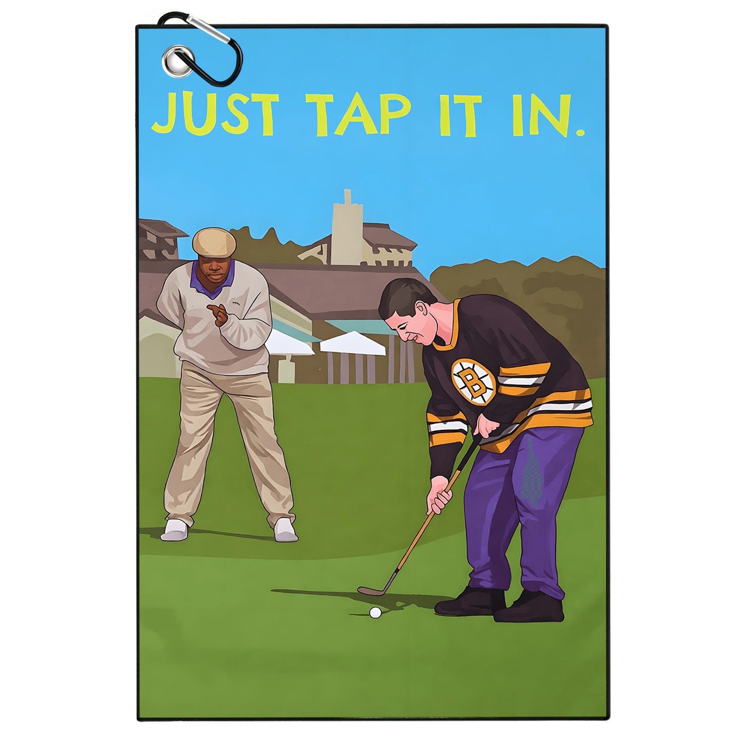 Funny Golf Towel for Golf Bags with Clip  Golf Gift for Men
